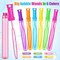 Bubble Wand, 12 Pcs Bubble Wands Bulk in 6 Colors, Bubble Party Favors for Kids, Summer Toys, Indoor Outdoor Activity, Themed Birthday, Wedding, for Girls & Boys